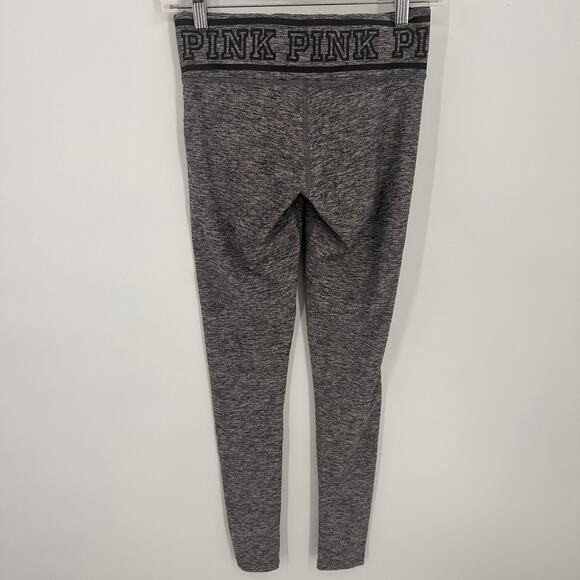 Pink Victoria's Secret Grey Logo Workout Pants Size XS - Picture 4 of 7